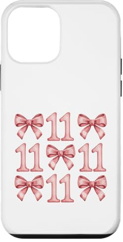 11 anni Compleanno Ragazza Coquette Rosa Fiocco Estetica Custodia per iPhone 12 mini