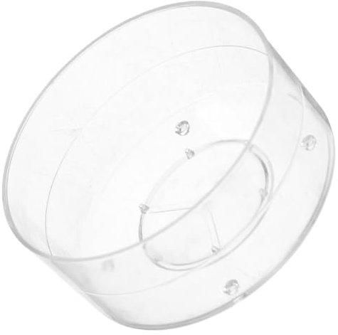 VINTORKY Vasos De Plástico Redondos para Velas De Té Transparentes 3.9 Cm Diámetro Exterior 1.86 Cm Altura Exterior Reutilizables para Manualidades y Decoración Eventos 100 Unidades
