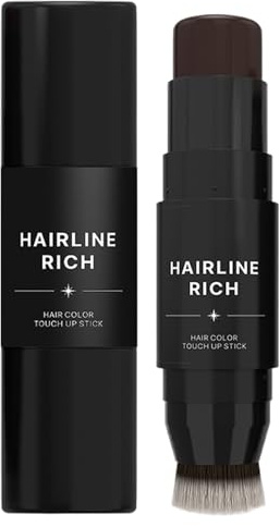 Barra para cubrir la rayita, barra para cubrir la raíz Peine de color de | Corrector de raíces de lápiz de barras de color de rayita de larga duración para
