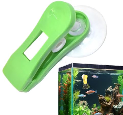 Aquarium-zange – Futterzange mit Saugnapf | Futterhalter für Fische und Wasserpflanzen