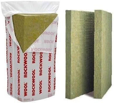 Rockwool RWA45 Acoustic Insulation 25-100mm Slabs 1200mm x 600 (75mm 4.32m2/Pack (6 Slabs))