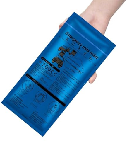 Kisspåsar för Resor 10-Pack 700 ml Läckagesäker Portabel Urin- Och Kräkpåse | Kapacitet Toaletturinaler för Män, Äldre, Barn, Patienter, Gravida, Camping, Vandring, Ryggsäcksvandring, Bil, Bilseme