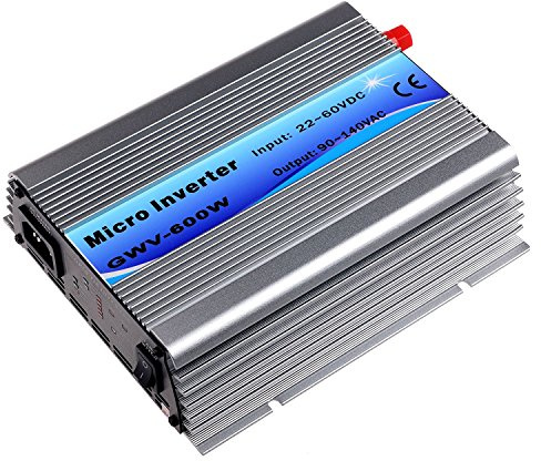 Y&H 600W Rasterfeld-Wechselrichter stapelbar MPPT Reine Sinus-Welle DC30-55V Eingang AC220V für 30V 36V Solarpanel / 36V-Batterie