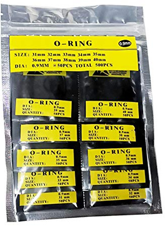 LLF Ersatz-Dichtungsset für Uhren, O-Ring, Gummidichtung, Unterlegscheiben