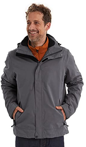 Killtec Herren Funktionsjacke mit abzippbarer Kapuze Xenios