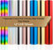 VINYL FROG Metallic-Folie, HTV-Vinyl-Bündel, 7 Bögen, 30,5 x 25,4 cm, Wärmetransfer-Vinyl-Packung, Chrom, zum Aufbügeln, leicht zu schneiden und zu jäten, DIY-Hitzepresse-Design für T-Shirts