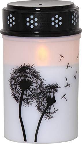 Star LED-Grablicht 'Dandelion', Farbe: weiß/schwarz,