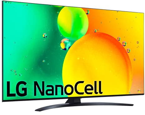 LG Televisor 65NANO766QA - Smart TV webOS22 65 Pulgadas (164 cm) 4K Nanocell, Procesador de Gran Potencia 4K a5 Gen 5, Compatible con formatos HDR 10, H y HGiG