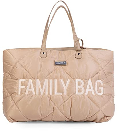 Childhome, Family Bag, Wickeltasche, Reise-/Wochenendtasche, großes Fassungsvermögen, abnehmbare Tasche inklusive