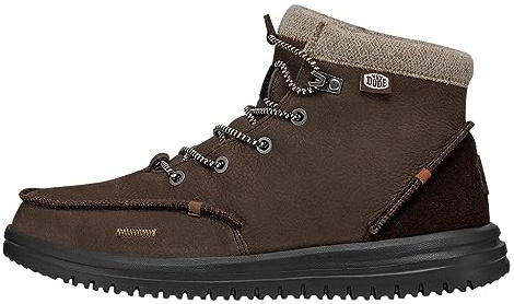 Hey Dude BRADLEY LEATHER BOTTINES PLATES Homme