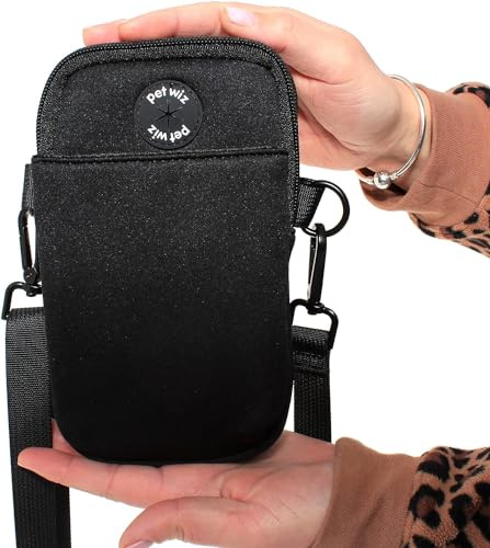 Pet Wiz Hundetasche mit abnehmbarem und verstellbarem Gurt (dünne und leichte Tasche für Spaziergänge mit Hunden)