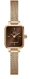 Daniel Wellington Quadro Armbanduhr, Roségold, doppelt, Edelstahl (316L)