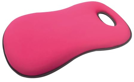 Spear & Jackson Kew Gardens Collection Garten-Kniekissen, 5-Lagen Memory-Foam-Komfortmatte mit wasserabweisendem leicht zu reinigendem Bezug & Tragegriff (Grün, Pink & Gemustert)