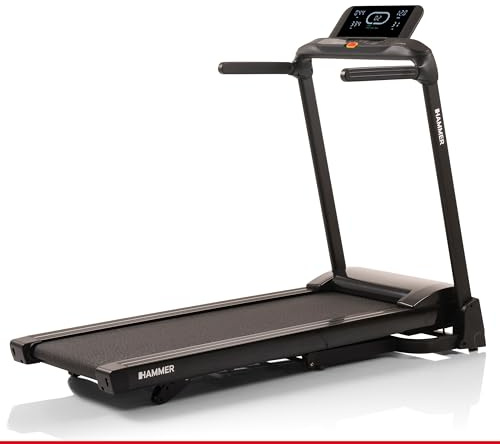 HAMMER Laufband FlyRun 2.0, Klappfunktion, 26 Programme, neigbares LCD-Display, 4,5 PS, 20 km/h