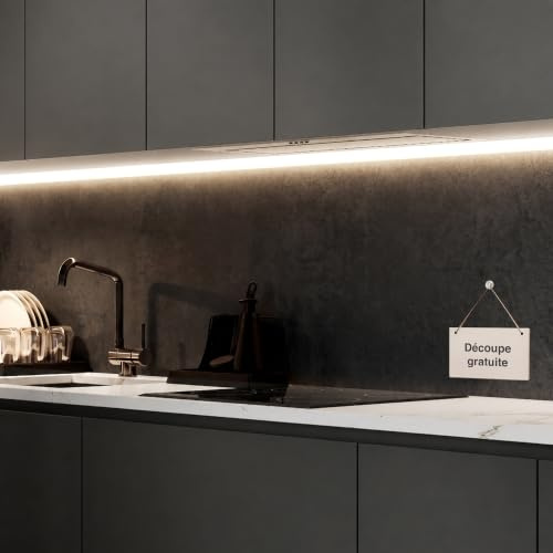 WALLando Premium Küchenrückwand, individueller Größenzuschnitt | Einfach zu montierende PVC-Wandverkleidung für die Küche – Hitzebeständiger Spritzschutz aus Kunststoffplatten –Beton Graphit