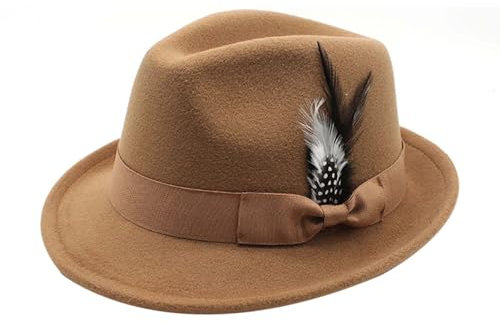 Vintage Trachtenhut Unisex Party Sombrero Jägerhut Oktoberfest Trachten Filzhut mit Feder Volksfest Karneval Party Mütze Trachten Hut Bier Kostüm Retro Bierfest Deko für Herren Damen