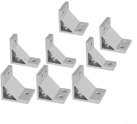 Pour raccord profilé en aluminium, équerre d'angle de 90 degrés (4080)