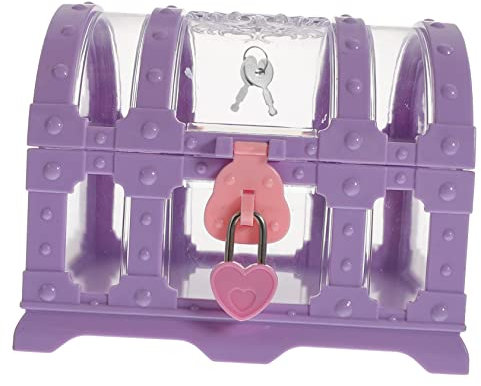 Alipis Gem Toy Storage Box Small Plastic Treasure Chest for Boys and Girls Pirate Treasure Chest Box Keepsake Toy Storage