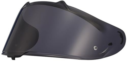 LS2, Visiera per casco moto FF807 CHALLENGER II / FF817 DRAGON (Triangle Shape), Affumicato Scuro