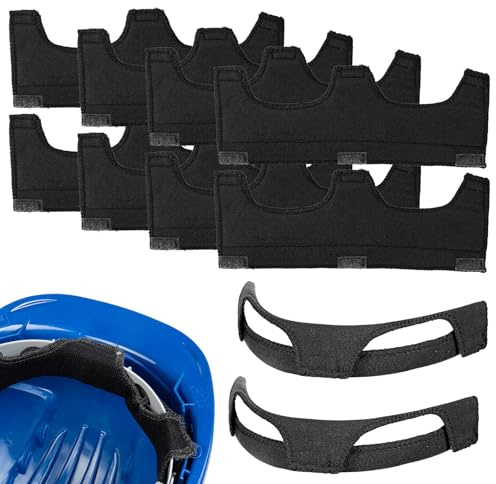 10 piezas de protección para casco de protección contra el sudor, muñequeras reutilizables para casco, almohadillas lavables para casco de soldadura, accesorios para la cabeza para adaptarse a la