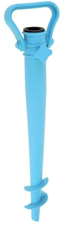 HAC24 Universal Sonnenschirmhalter Kunststoff mit Gewinde 43 x 15 x 8 cm Strand Schirmhalter Sonnenschirm Halter