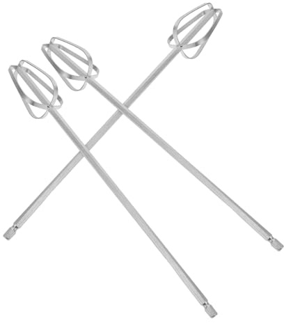 Fouets de Rechange pour Batteur à Main 3 Pièces Acier Inoxydable | Argenté, Compatibles Perceuse et Batteur Électrique, Usage Commercial, Mélange de Farce et Pâte