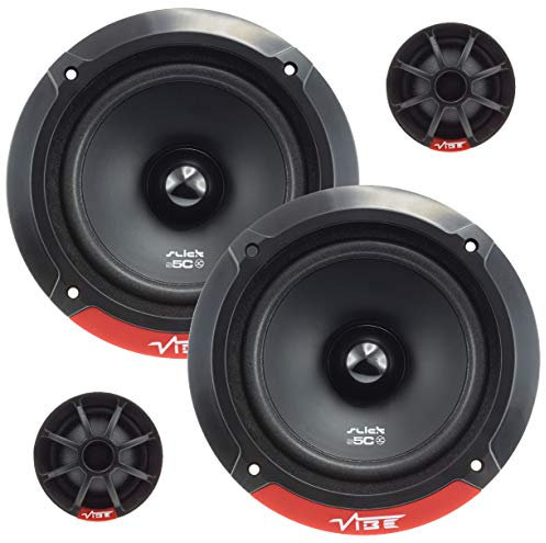 VIBE SLICK 5.25” (13cm) Component speaker - 80/240 W (RMS/MAX), Black