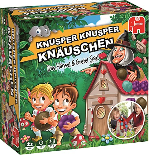 Jumbo Spiele Knusper Knusper Knäuschen - Das Hänsel & Gretel Kinderspiel - ab 4 Jahren