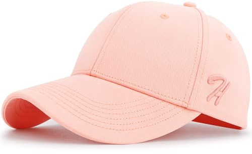 HASAGEI Baseball Cap Herren Damen 100% Baumwolle Basecap Verstellbar Baseball Kappe Reine Farbe Baseboard Baseballkappe für Tennis Golf Reisen Geschenkidee