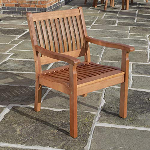 Rowlinson Garden Products Willington Hardwood Armchair Honey Brown