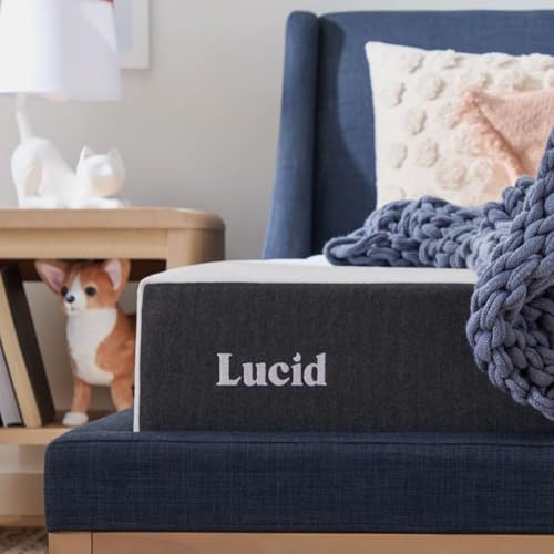 LUCID Kallskummadrass, 20 cm hög, med bambukol och gelskum – andas – mjuk H2-madrass – rullmadrass för enkel frakt, 120 x 190 cm
