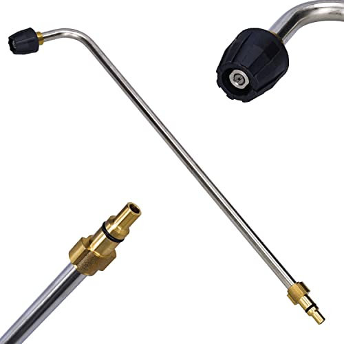 Sillar Unterbodenlanze Winkelstrahlrohr Düse für Hochdruckreiniger PARKSIDE Lavor Neue Typs | Sprühlanze Hochdrucklanze Hochdruckdüse zur Unterbodenreinigung