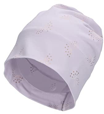 Sterntaler Baby Mädchen Beanie Baby Slouch-Beanie Pusteblume - Beanie Baby, Kinderbeanie, Babymütze - aus Baumwolle - flieder, 49