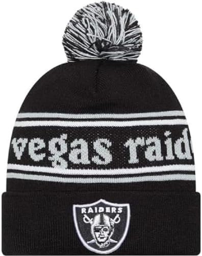 New Era M KNITMARQUEE E3 Las Vegas Raiders OTC Beanie Hat, Schwarz, Einheitsgröße