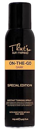 That'So On The Go Dark Special Edition - Spray autobronceador para rostro y cuerpo, bronce natural, 125 ml