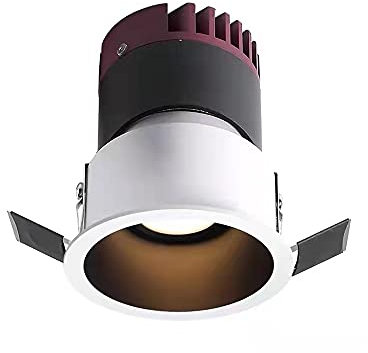 Éclairage extérieur LED encastré ， 2,76 / 3,15 / 3,94 pouces ronds étroits côté étroit COB Downlights ， 5W-15W 3000K-6000K Plafonnier LED ， Angle de faisceau 24 ° Projecteurs Chambre Wall Wa ( Color :