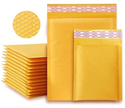 LuftpolsterumschläGe 20 Stück Kraftpapier-Blasenumschläge, Taschen, verschiedene Spezifikationen, Versandtaschen, gepolsterter Versandumschlag mit Luftpolstertasche Versandtaschen Luftpolster(Size:15*