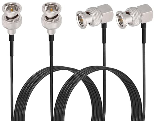Superbat Cavo SDI 1m HD/3G BNC Angolato 75 Ohm Maschio a Maschio RG179 Corto