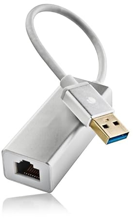 Adaptador USB a LAN - Adaptador de Red con Puerto USB 3.0, Permite conexión rápida y Estable a Internet, Ideal para Dispositivos sin Puerto ethernet.* #*