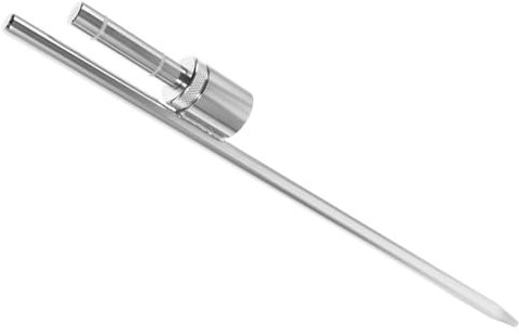 VICASKY Stainless Steel Flagpole Base Holder with Fixed Ground Spike Flagpole Fixing Stake Easy Install for Residential Public Use Compatible with Standard Poles