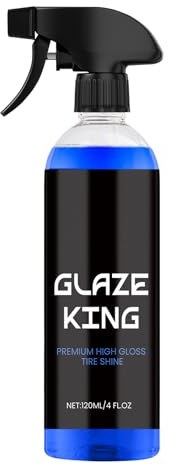 Spray Lucidante per Pneumatici,Applicazione Rapida Lucido Pneumatici - Asciugatura Rapida Effetto Super Lucido 120Ml Per Manutenzione Auto Protezione Cerchi
