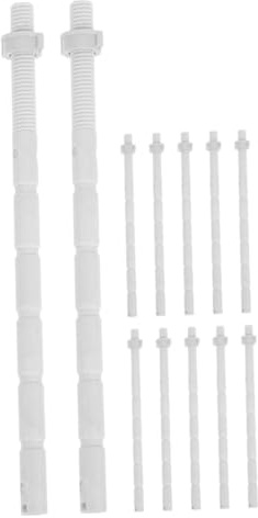 Gatuida Varillas De Pulsador De Descarga Del Inodoro, Piezas De Repuesto Para Tanque De Agua, 12 Unidades, Plástico Ajustable, Para Reparación y Mantenimiento De Baño