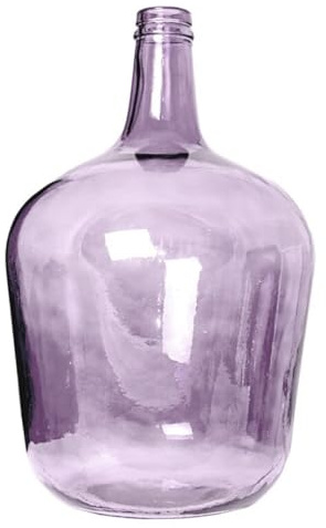 Cok Garrafa Vidrio Transparente - Damajuna - Estilo Apple Botijo transparente de colores - Jarra Cristal - Jarrón Cristal (Mora, 4 L)