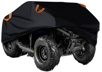 Housse pour Quad,Bâche Temps | Protection Contre la Pluie | pour Stationnement Extérieur Exposition Au Soleil Été Voyages Hiver Environnements Poussiéreux Trajets Quotidiens Stockage