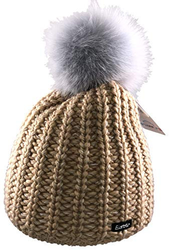 Eisbär Enisa Fox Pompon Mütze