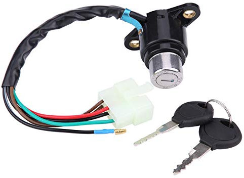 Blocchetto Chiavi Moto, Fydun Chiave di Accensione Interruttore a Chiave con 2 Chiavi Sbloccate Accessori per Moto per CB/CM 400/450