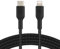 Belkin geflochtenes USB-C-/Lightning-Kabel (iPhone-Kabel zum Schnellladen für das iPhone 14 oder ältere Modelle) Boost Charge MFi-zertifiziertes iPhone USB-C-Kabel (1 m, Schwarz)