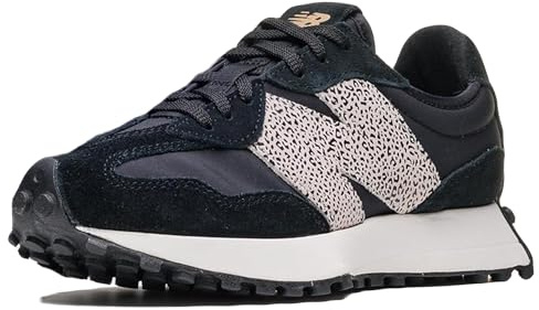 New Balance 327 Chaussures pour Femme Black/Sea Salt 37/M | Suede/Mesh