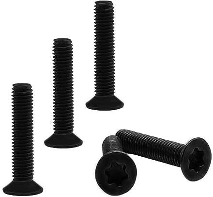 RISON-Titanium 10 Stück M3x14mm Titan Senkkopfschrauben, ISO14581 Titanschrauben Torx Flachkopfschrauben, Gewindeschrauben Mikroschrauben für 3D-Drucker, RC-Autos, RC Modellbau Zubehör