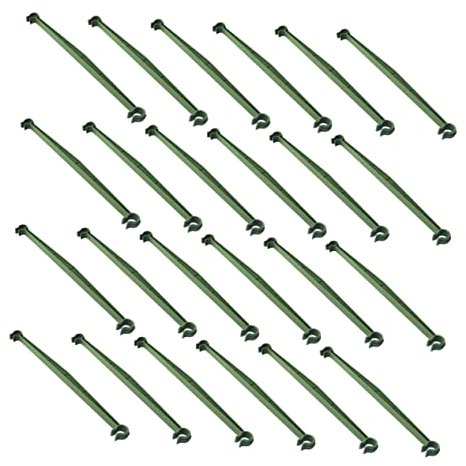Toddmomy Lot de Tiges de Support pour Vigne de Concombre Et de Tomate - Tiges de Connexion Légères en Plastique - Boucles Qui Renforcent Les Cages des Plantes pour Une Croissance Saine